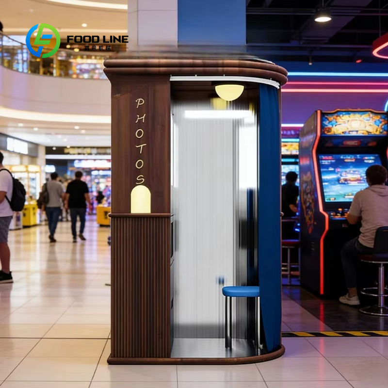 Commercial Printing Shop - Cabina de fotos personalizada con diseño