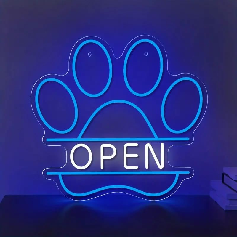 Commercial Printing Shop - Letrero de neón LED con estampado