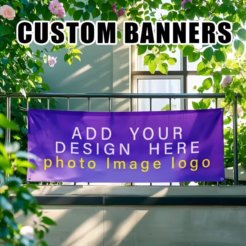 Bandera Personalizada con Logo - Commercial Printing Shop reseña y precio