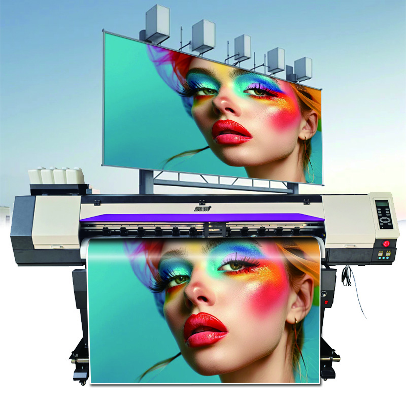 Impresora Eco Solvente Santos  - Commercial Vinyl Printing Machine reseña y precio