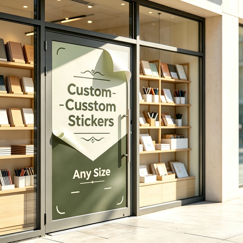 Pegatinas personalizadas de cu - Commercial Printing Shop reseña y precio